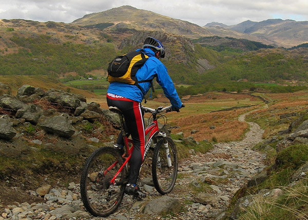 biking in lake district