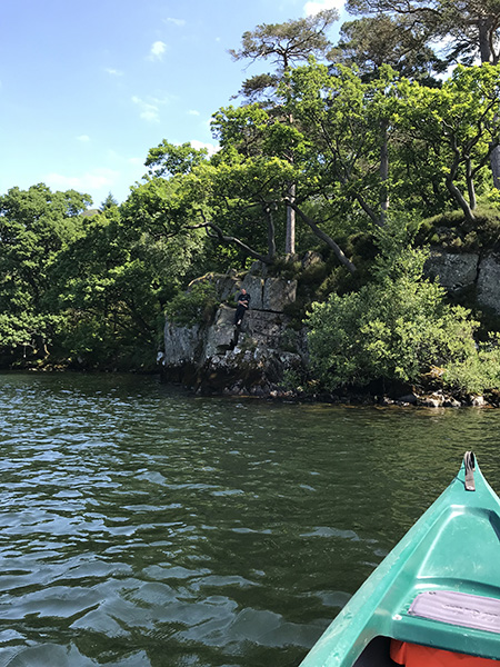 on the rocks