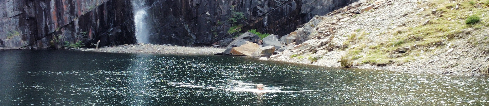 Header Banishead Quarry Lou swimming